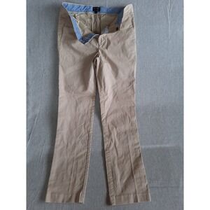 Crewcuts Thompson men Youth 14 Chino Lined Stretch Pleated Pants Cotton Beige
